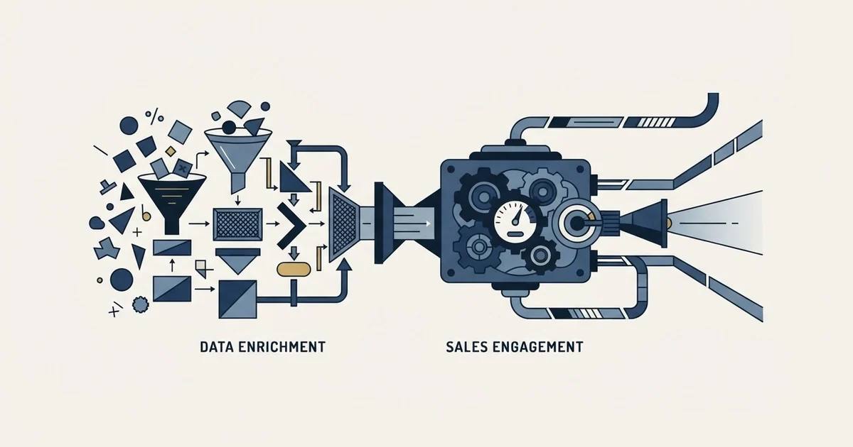 Editorial illustration for PhoneBurner vs TheirStack