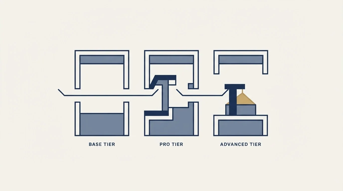 Section illustration: Where the add-on cost lives