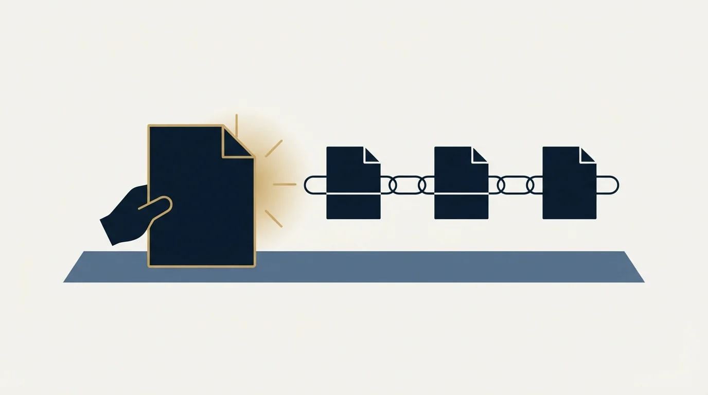 Section illustration: Versions are created by sharing, and they are immutable