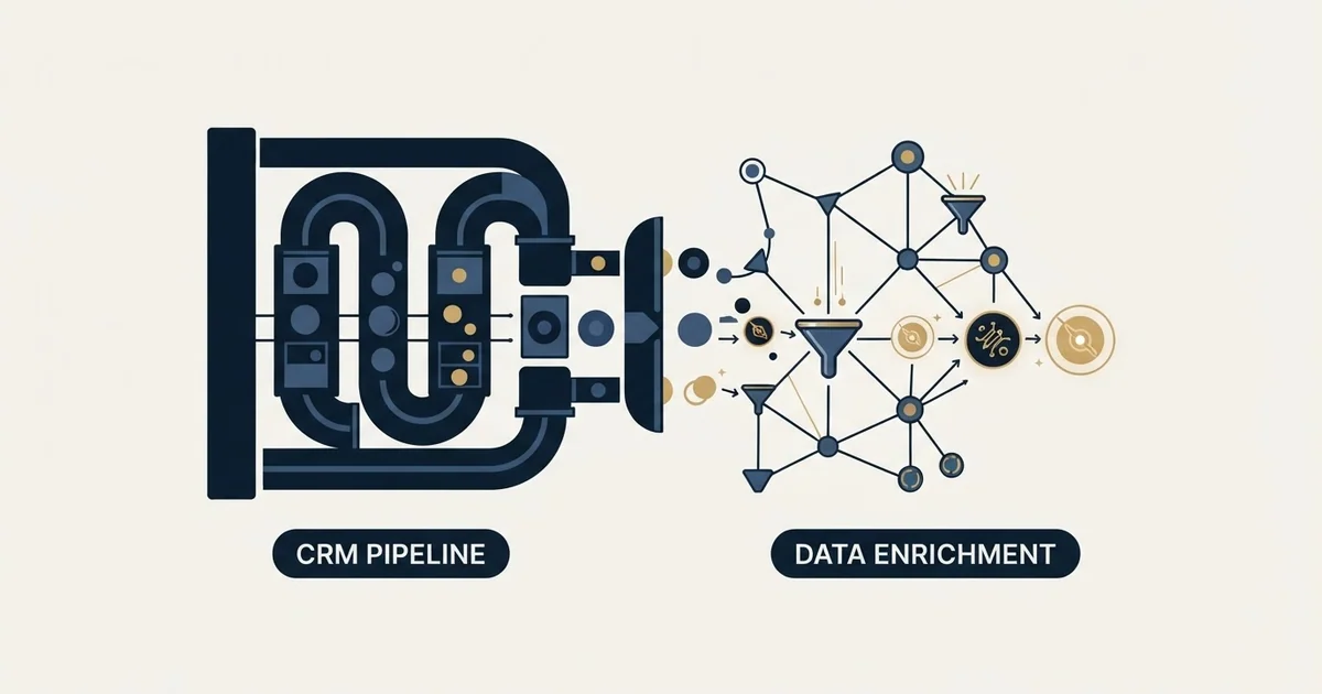 Editorial illustration for Pipedrive vs Prospeo