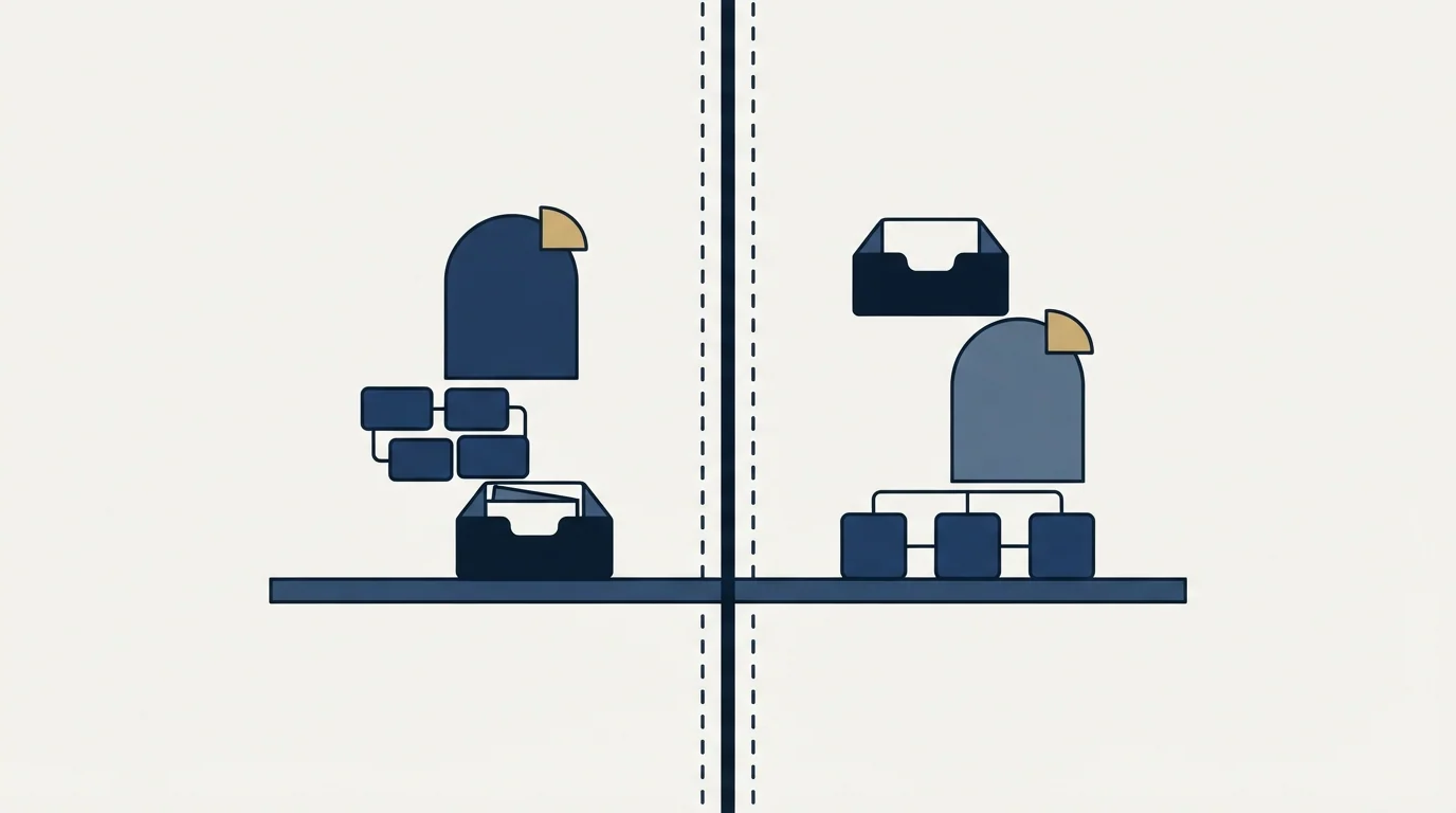 Section illustration: The line that actually separates them