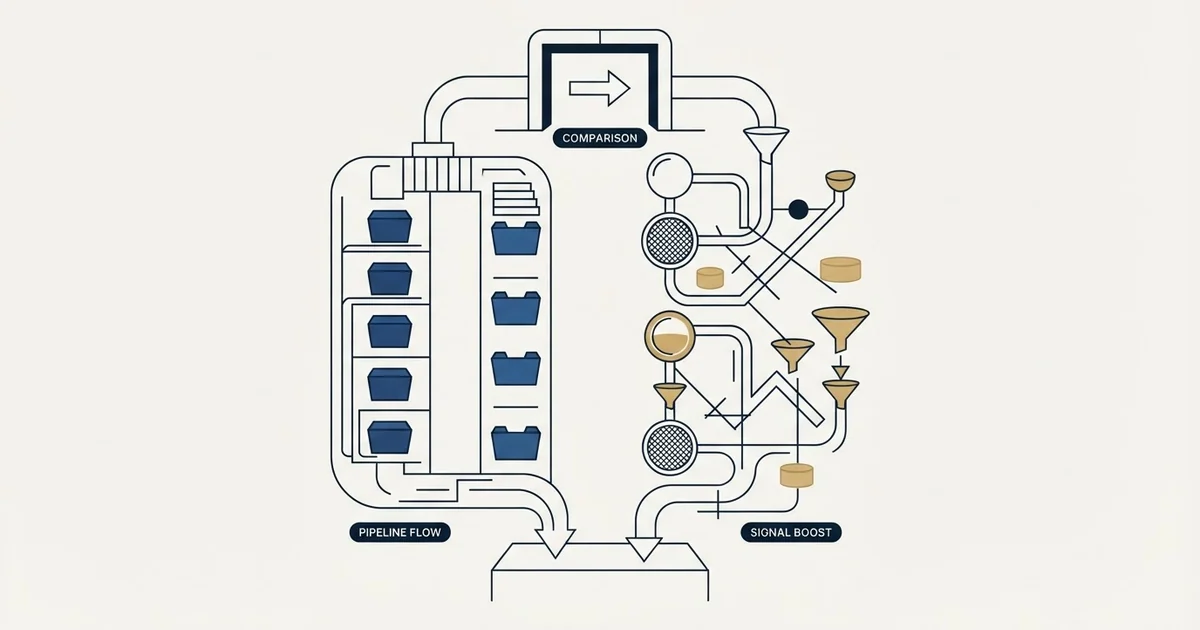 Editorial illustration for Pipedrive vs UserGems