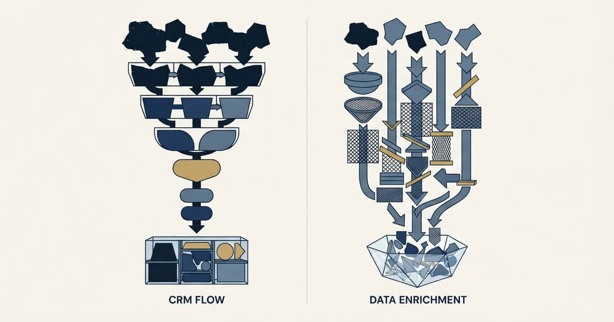 Editorial illustration for Pipeline CRM vs UpLead