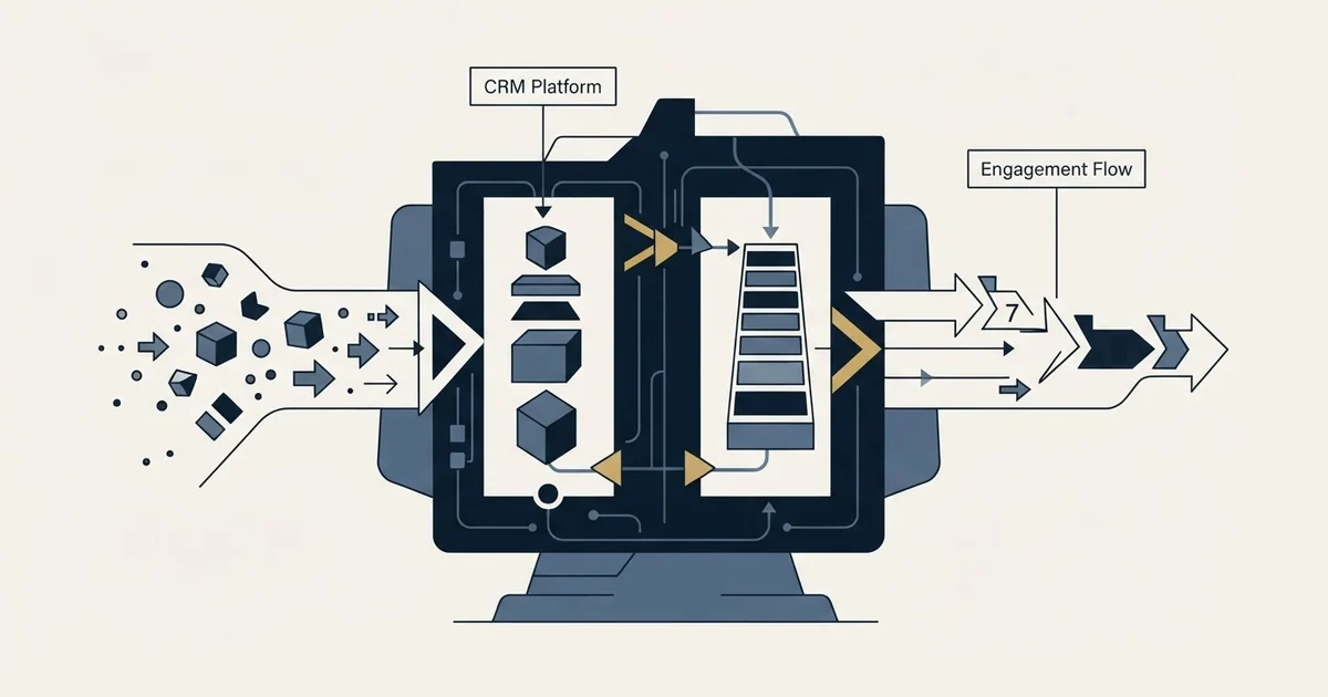 Editorial illustration for Pipeline CRM vs Vanillasoft