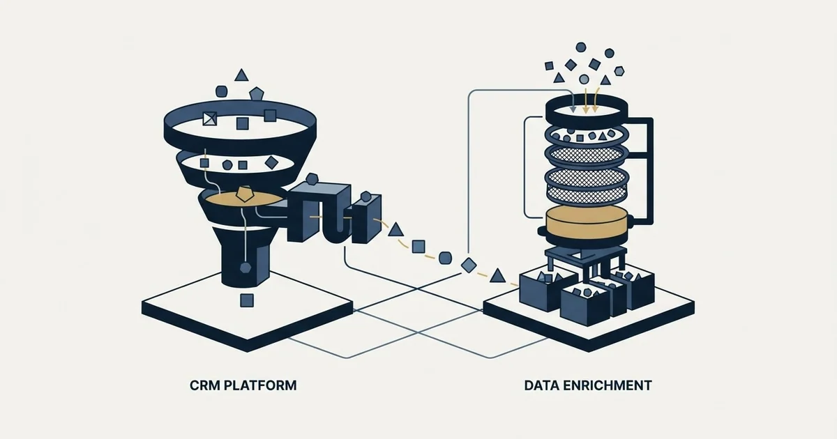 Editorial illustration for Pipeline CRM vs Verifalia