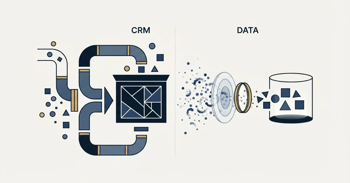 Editorial illustration for Pipeline CRM vs ZoomInfo