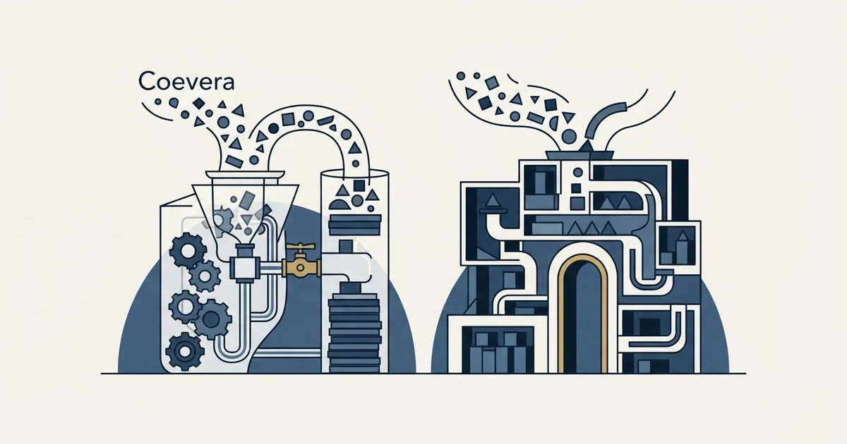 Editorial illustration for Coevera vs Salesforce