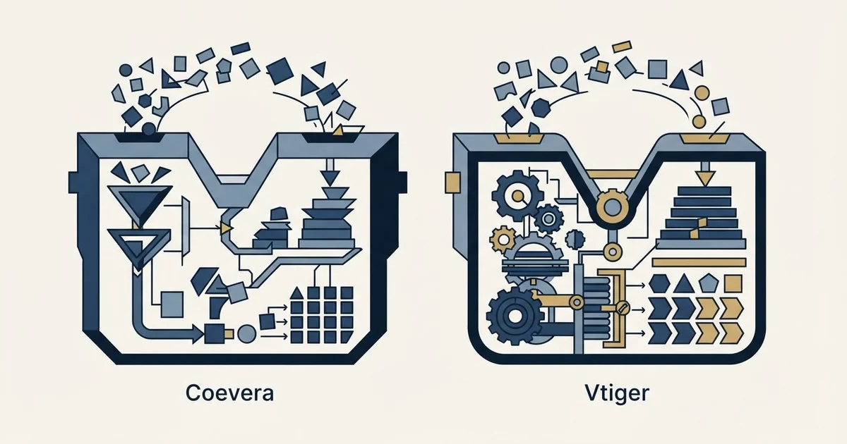 Editorial illustration for Coevera vs Vtiger