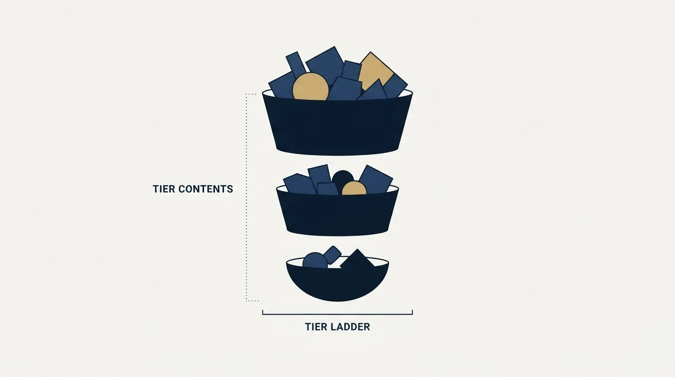 Section illustration: What each tier actually includes