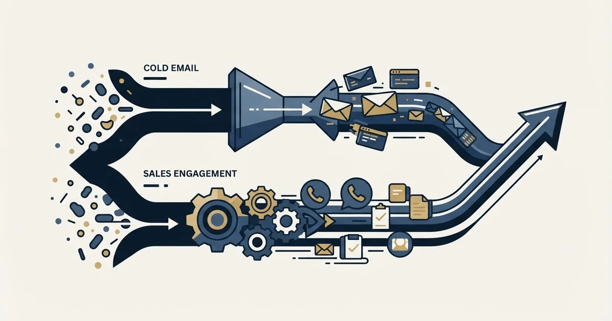Editorial illustration for PlusVibe vs Revenue.io
