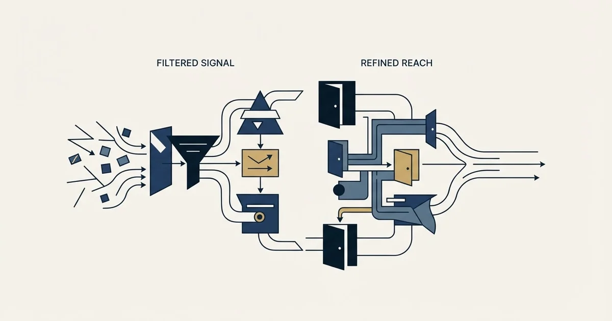 Editorial illustration for PlusVibe vs SalesBlink