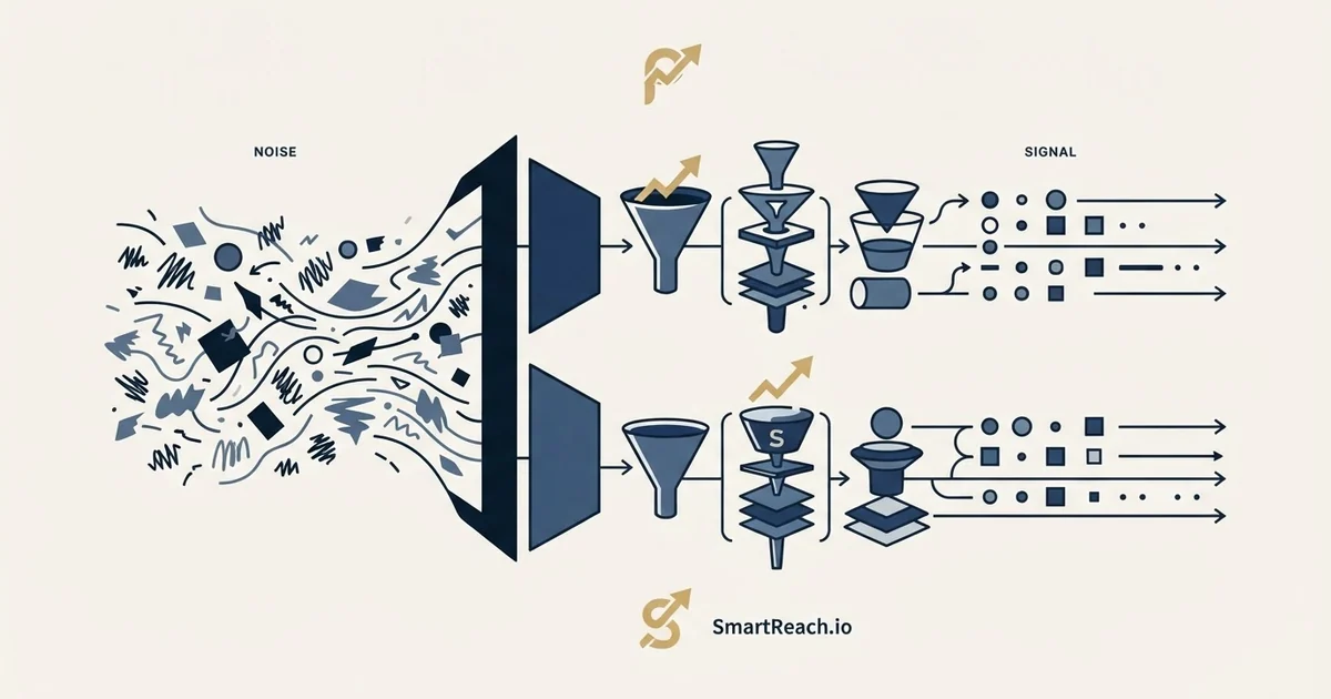 Editorial illustration for PlusVibe vs SmartReach.io