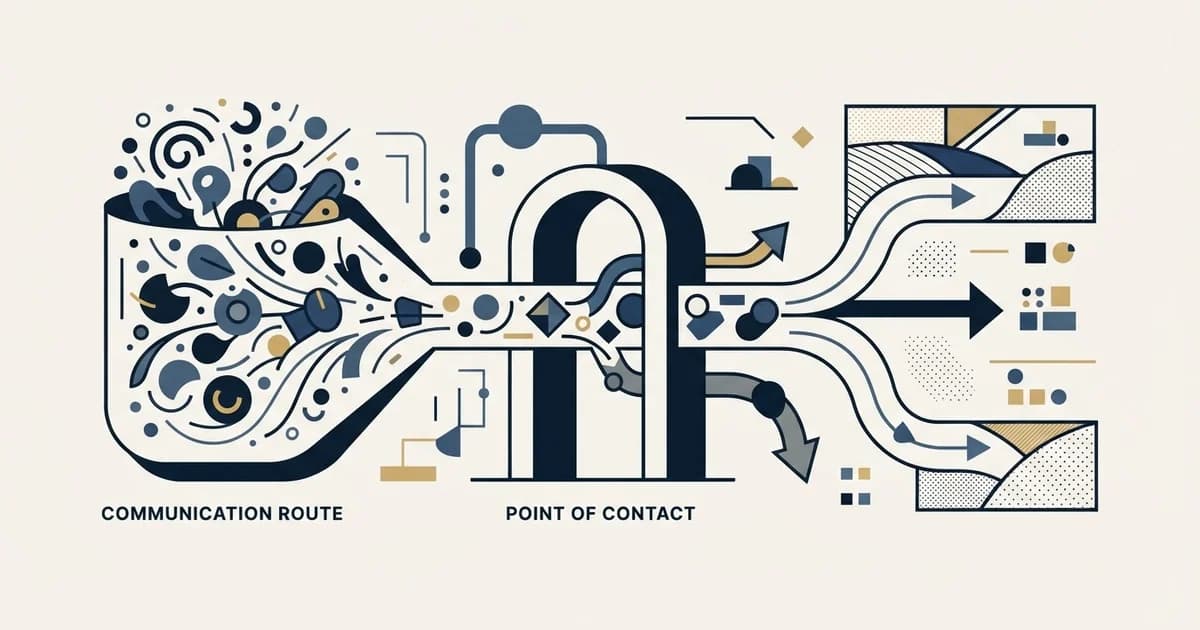 Editorial illustration for Point of Contact