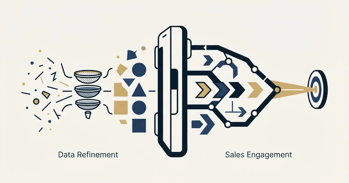 Editorial illustration for PredictLeads vs SalesRobot