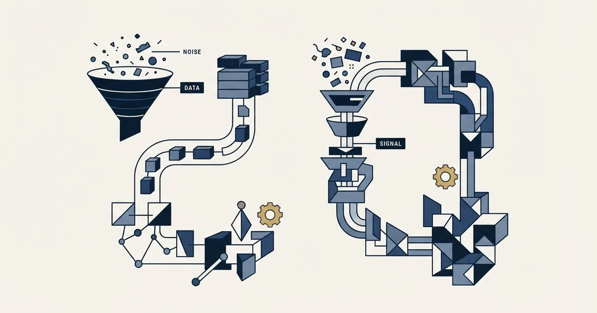 Editorial illustration for PredictLeads vs Surfe