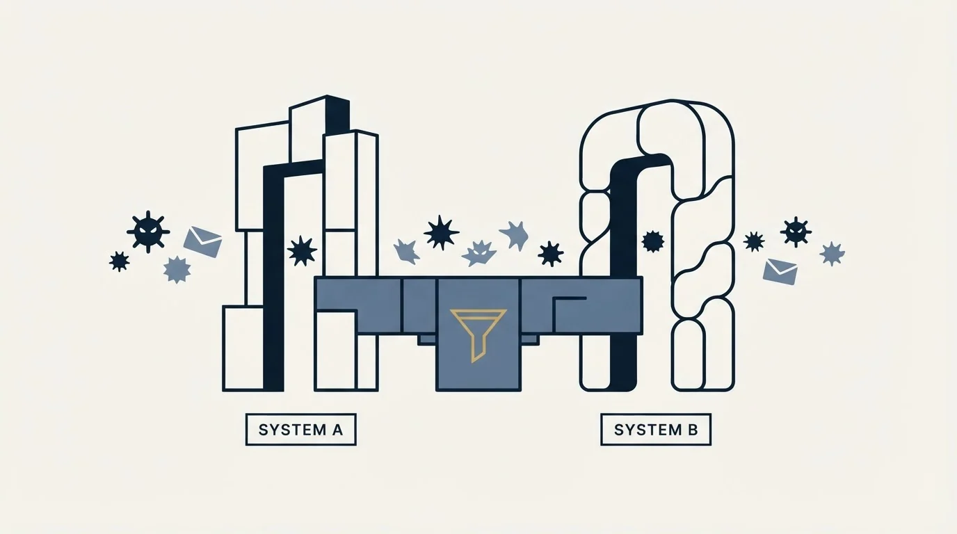Section illustration: The line about shared services