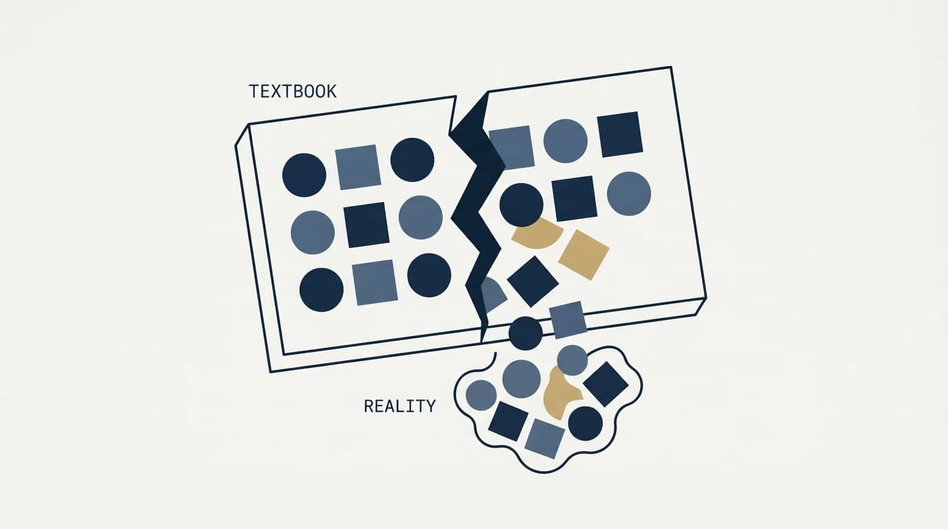 Section illustration: Where the textbook definition breaks