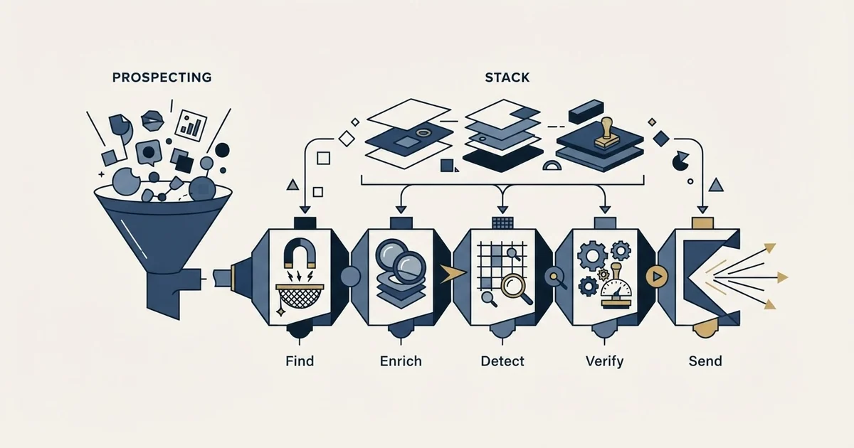 Editorial illustration for Prospecting Tools