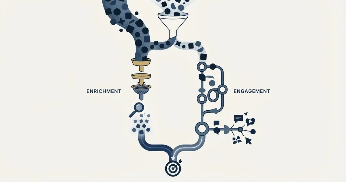 Editorial illustration for Prospeo vs Salesflow
