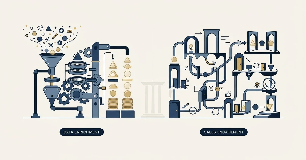 Editorial illustration for Prospeo vs Skylead