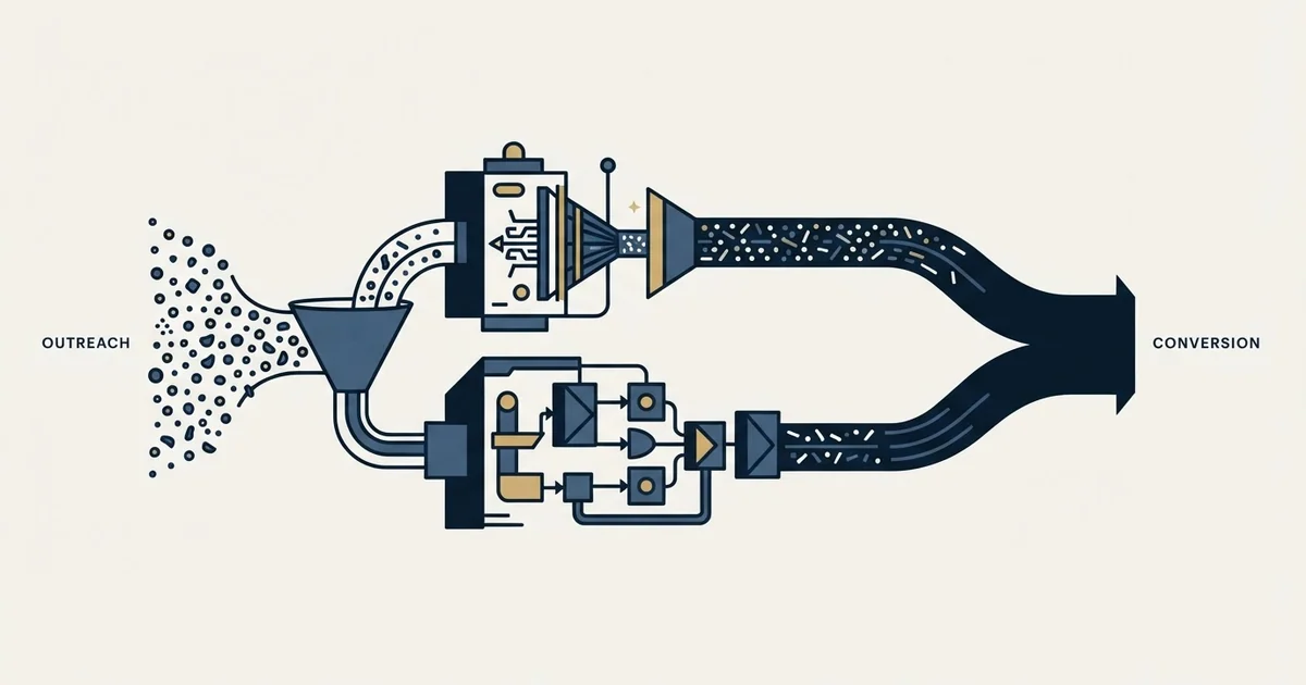 Editorial illustration for Qualifier.ai vs Salesflow