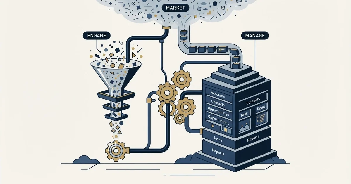 Editorial illustration for Qualifier.ai vs Salesforce
