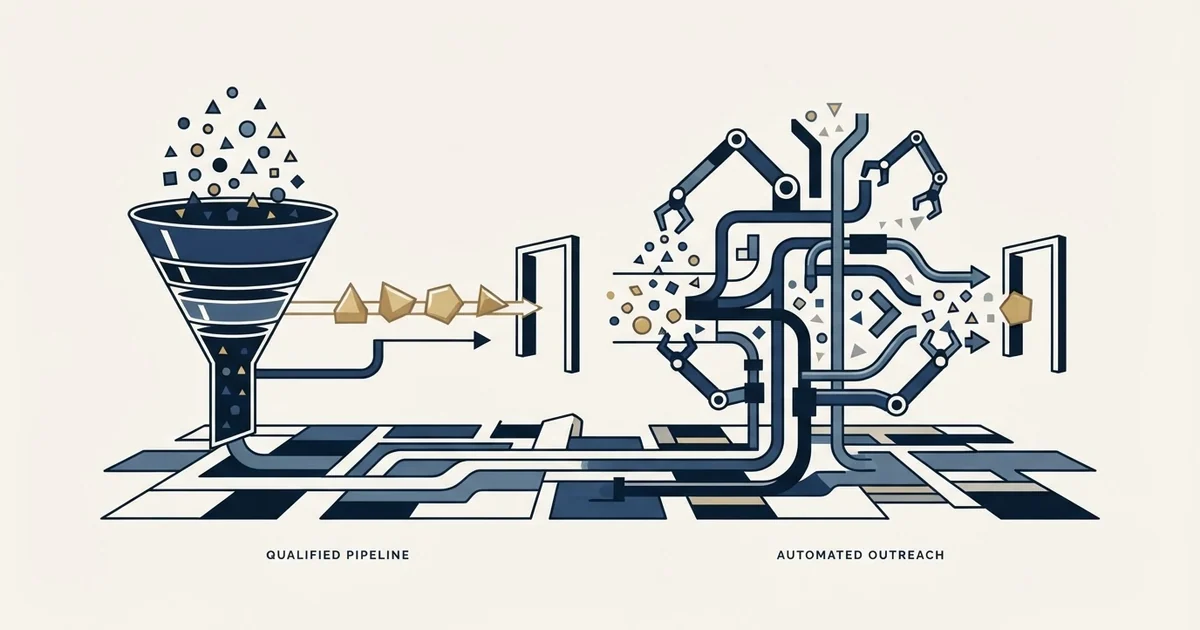 Editorial illustration for Qualifier.ai vs SalesRobot