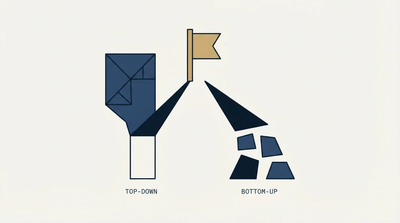 Section illustration: The two ways the number gets built