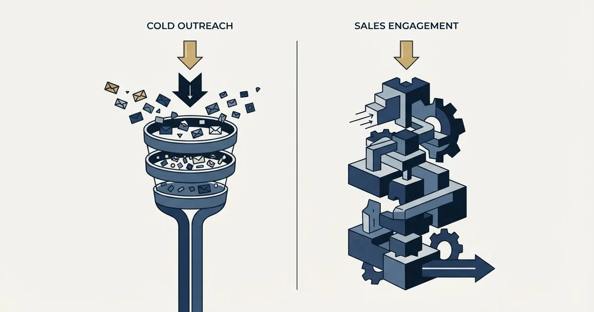 Editorial illustration for ReachInbox vs Regie.ai