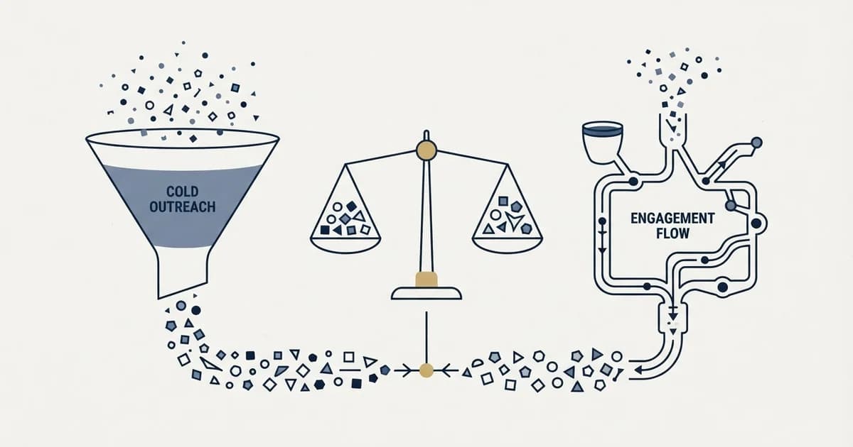 Editorial illustration for ReachInbox vs Salesgear