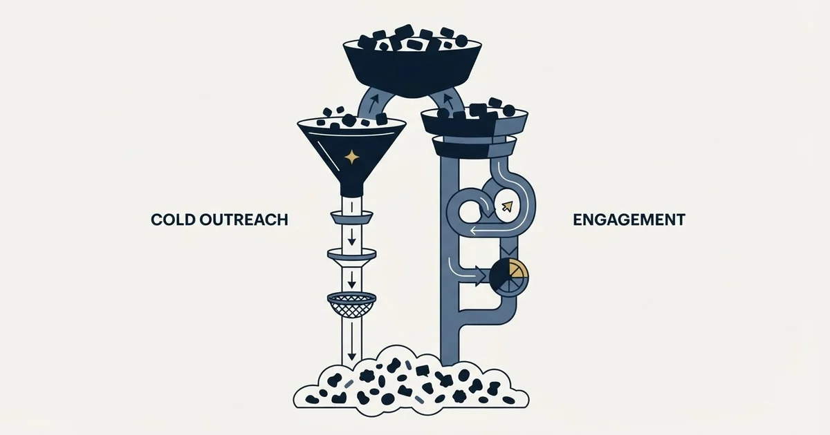 Editorial illustration for ReachInbox vs Salesloft