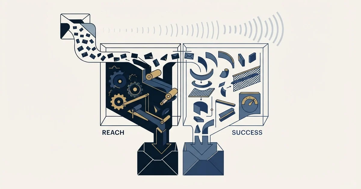 Editorial illustration for ReachInbox vs Success.ai