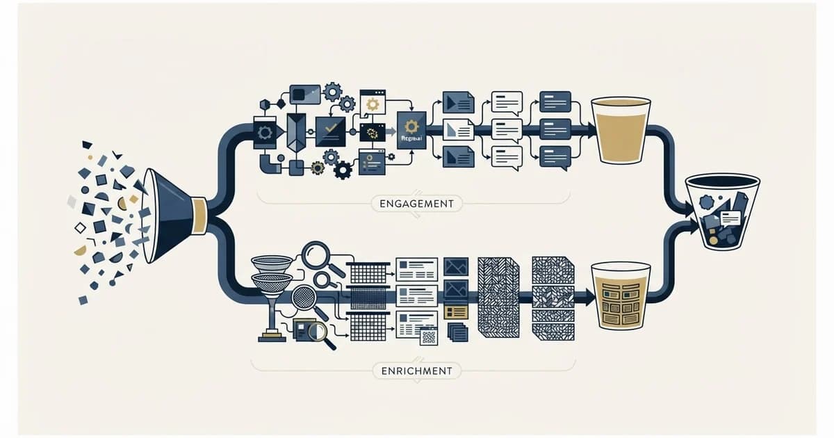 Editorial illustration for Regie.ai vs Scrupp