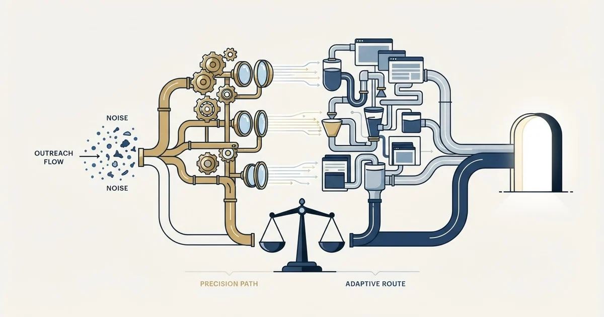 Editorial illustration for Regie.ai vs Smartlead