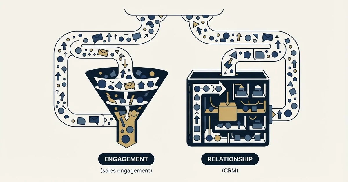 Editorial illustration for Regie.ai vs Teamgate