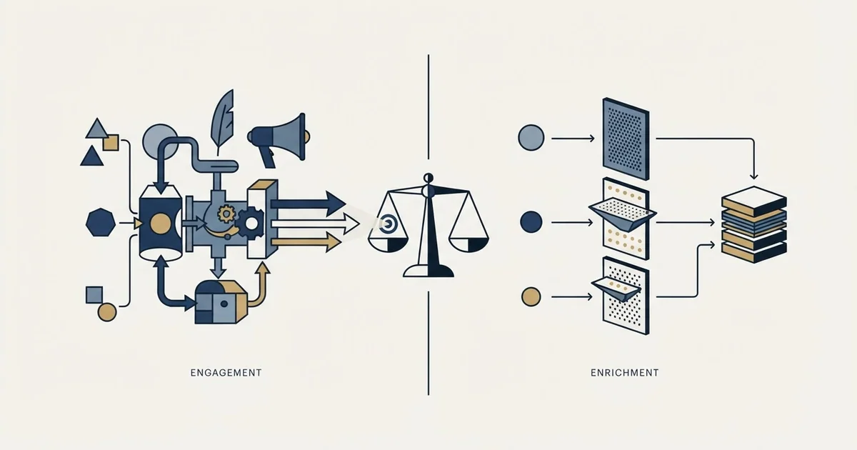 Editorial illustration for Regie.ai vs Wiza