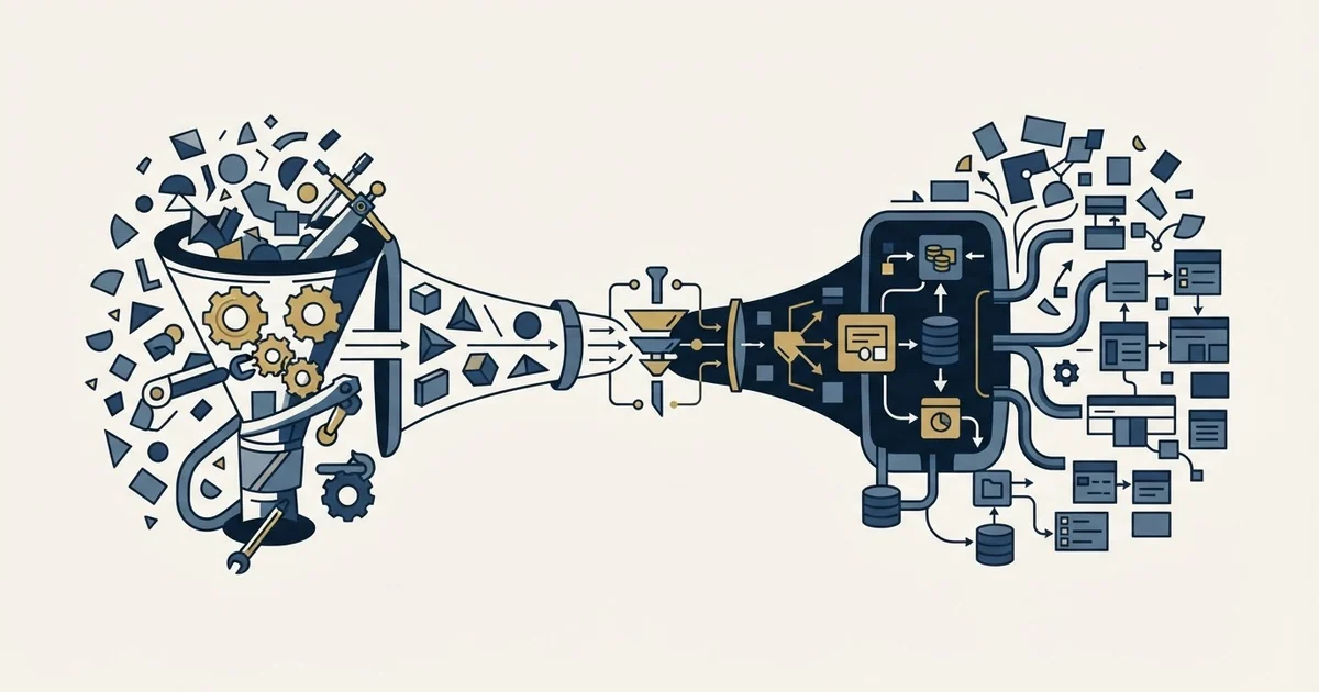 Editorial illustration for Regie.ai vs Zoho CRM