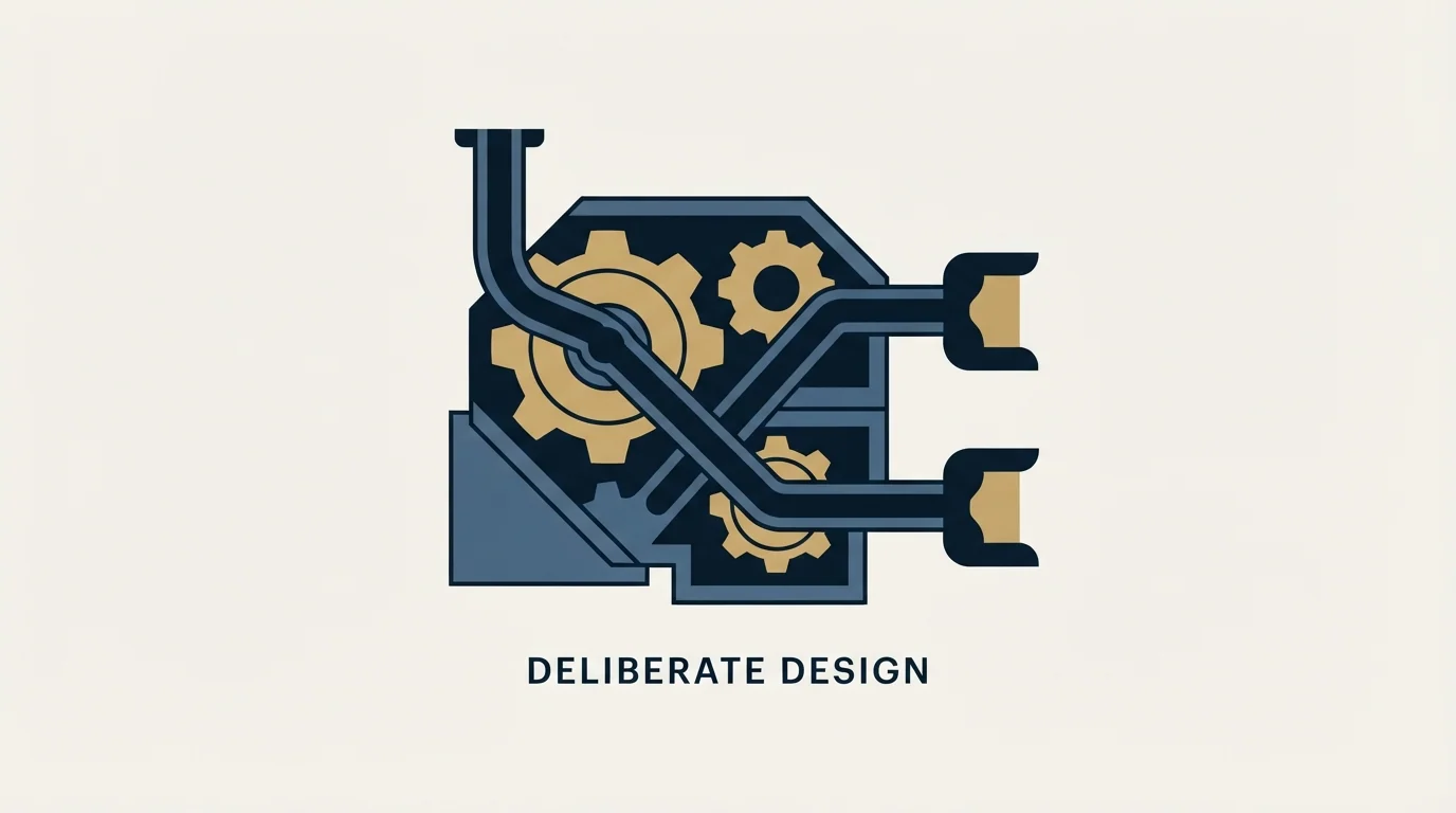 Section illustration: The term for designing this deliberately