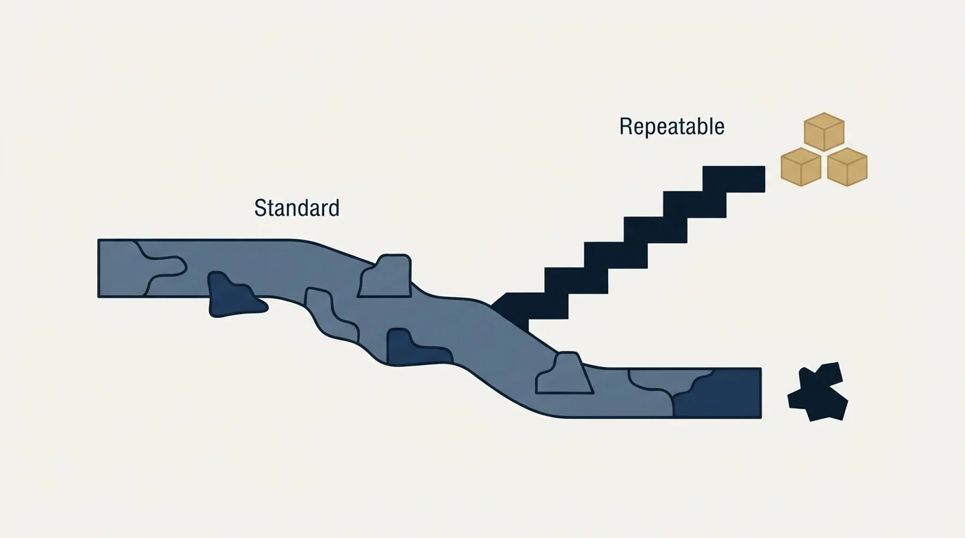 Section illustration: Where we differ from standard practice