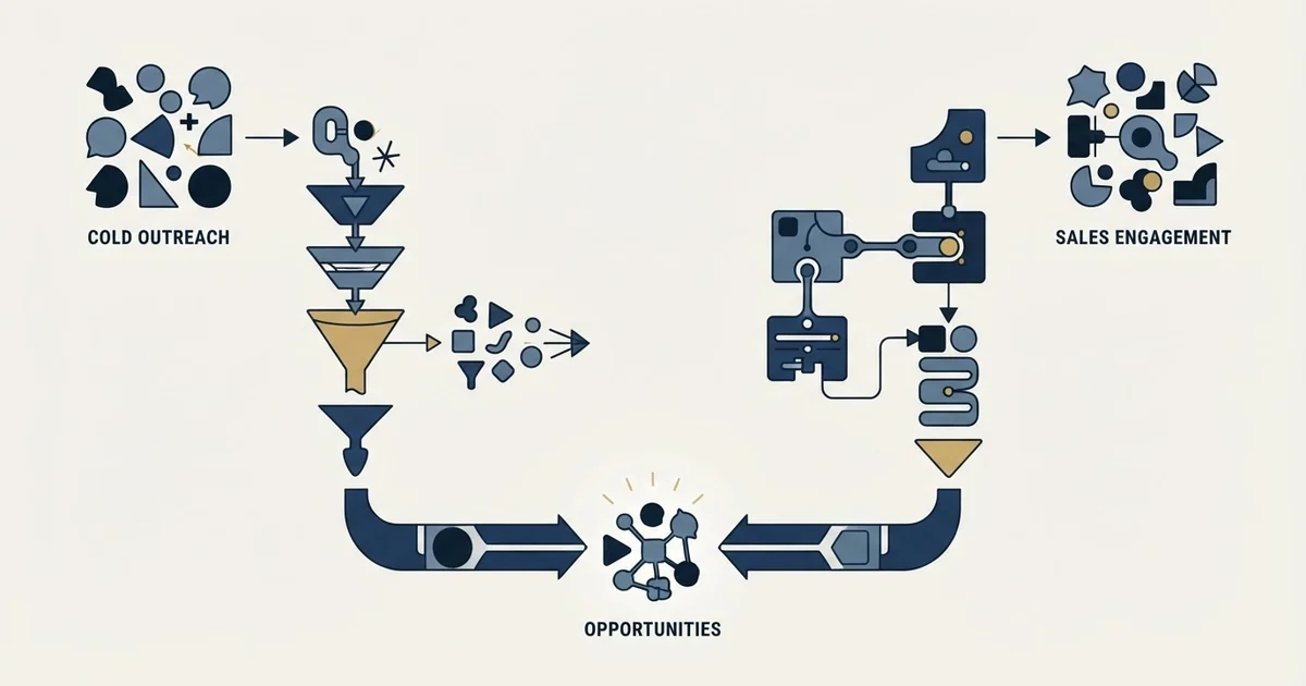 Editorial illustration for Reply.io vs Skylead