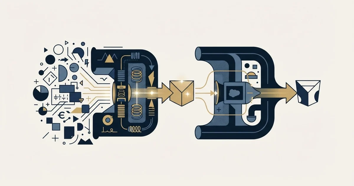 Editorial illustration for Revenue.io vs Salesforce