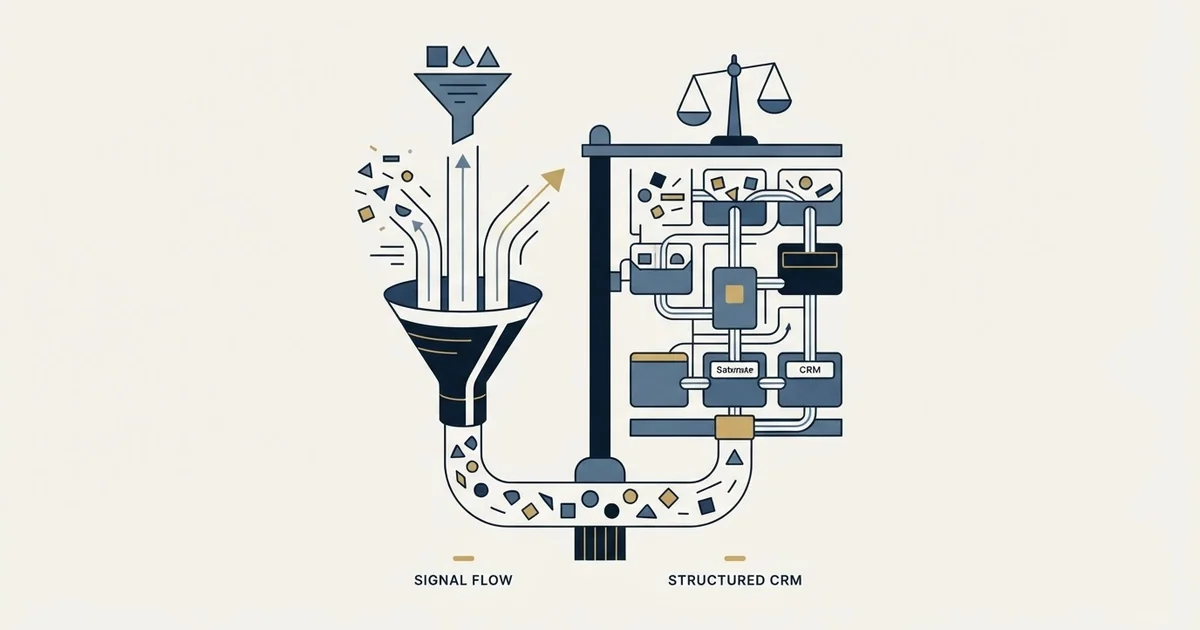 Editorial illustration for Revenue.io vs Salesmate