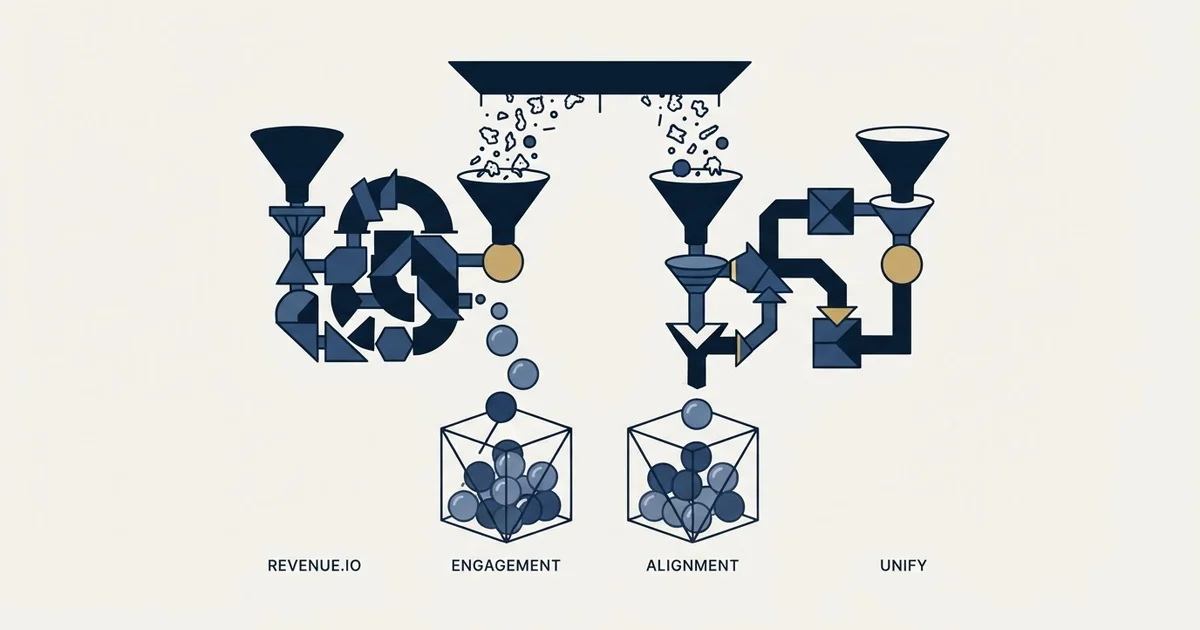 Editorial illustration for Revenue.io vs Unify