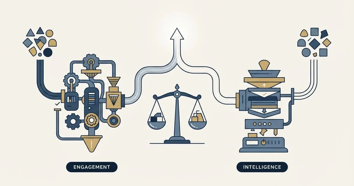 Editorial illustration for Revenue.io vs UpLead