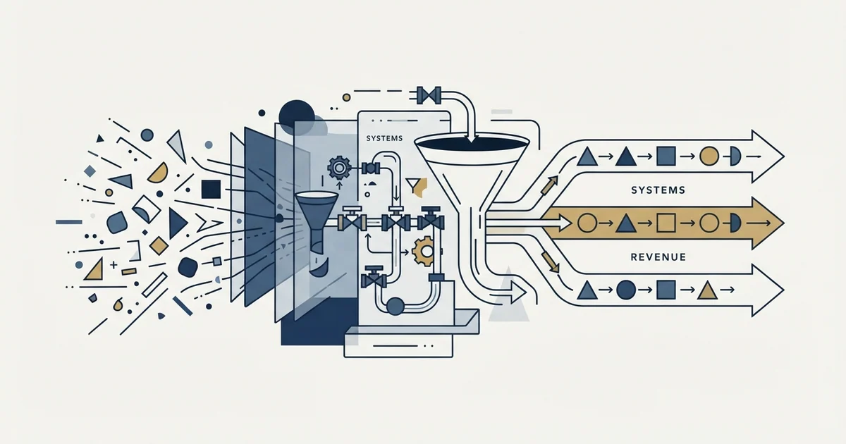 Editorial illustration for Revenue Operations