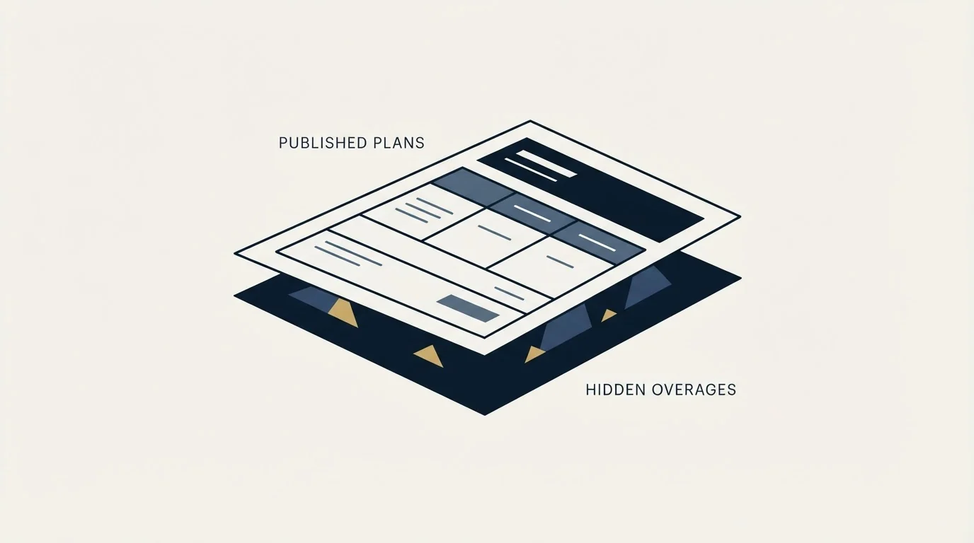 Section illustration: The costs that are not on the plan page