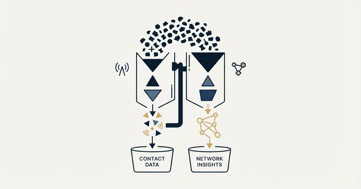 Editorial illustration for RocketReach vs UserGems