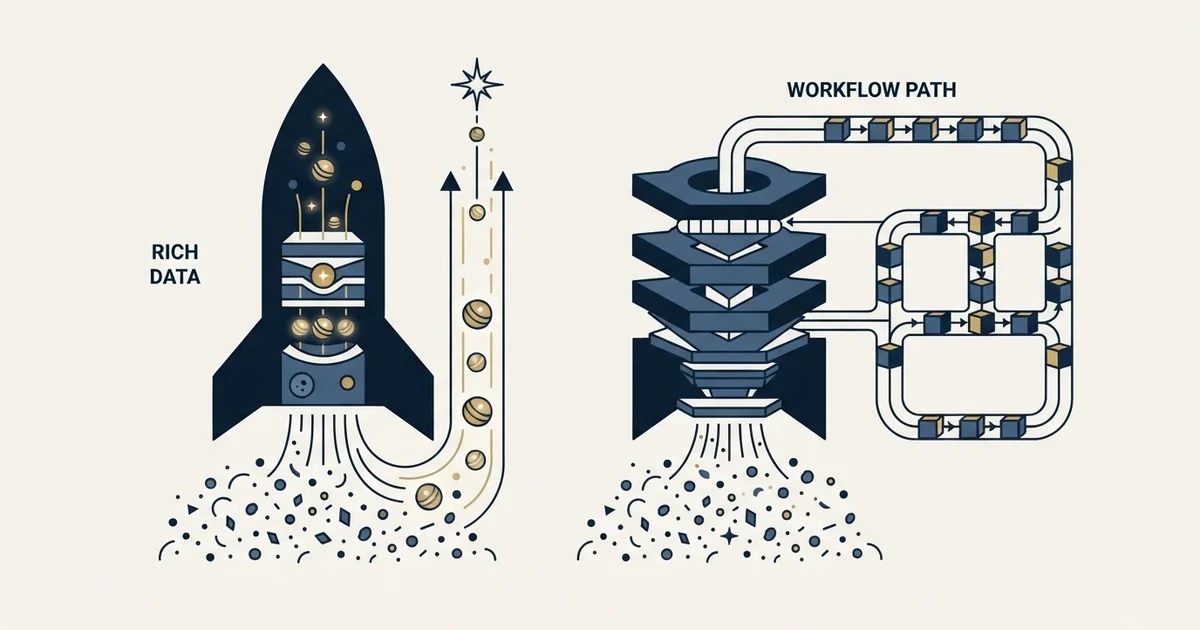 Editorial illustration for RocketReach vs Vanillasoft