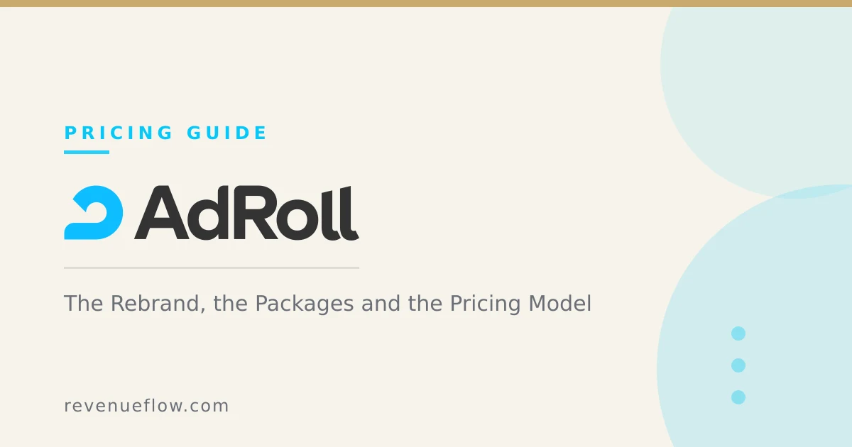 Branded cover: RollWorks Is Now AdRoll ABM: The Rebrand, the Packages and the Pricing Model