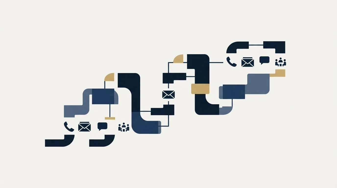 Section illustration: How multi-channel cadences are structured